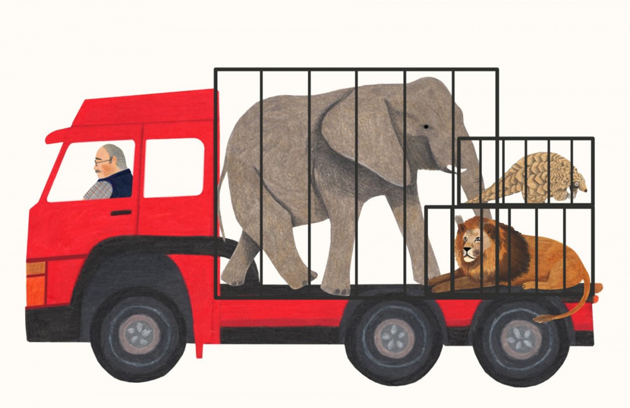 Lieke illustratie rode truck